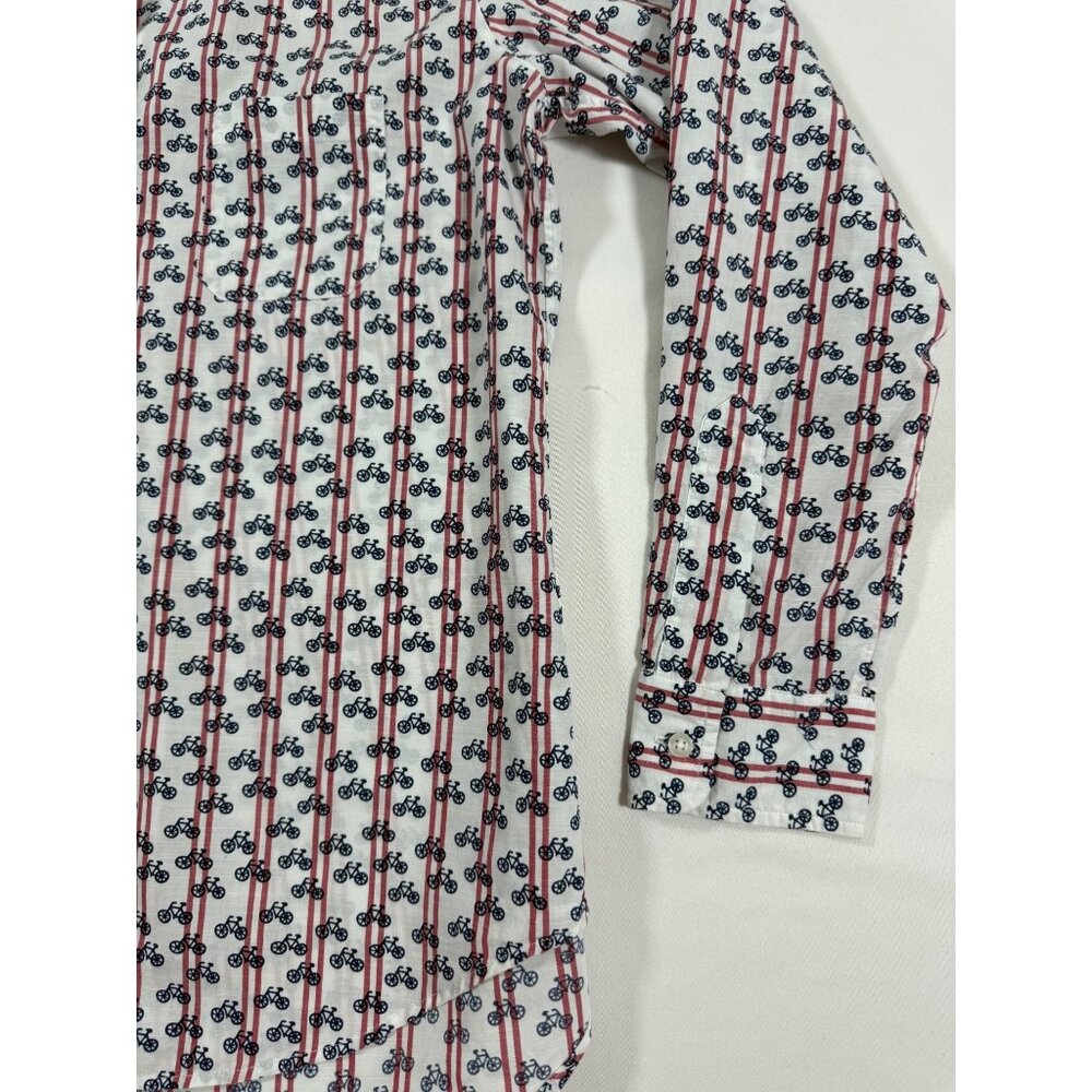 Grayson The Hero Bicycle Print Button Up Shirt Si… - image 5
